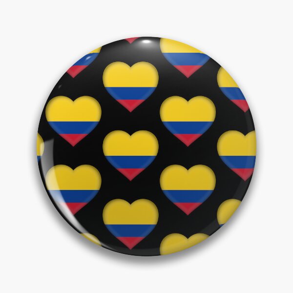 Item preview, Colombian Flag Heart 3D Colombia Love Gift Design designed and sold by yazdogs.