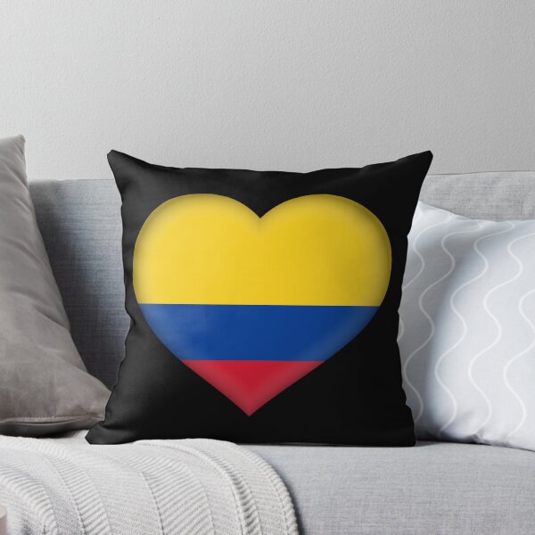 Item preview, Colombian Flag Heart 3D Colombia Love Gift Design designed and sold by yazdogs.