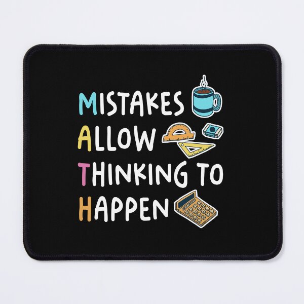 Item preview, Mistakes Allow Thinking Math Teacher designed and sold by teeperfect.