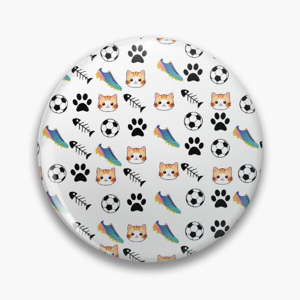Item preview, Cute Football & Cat Design designed and sold by PawFitt.