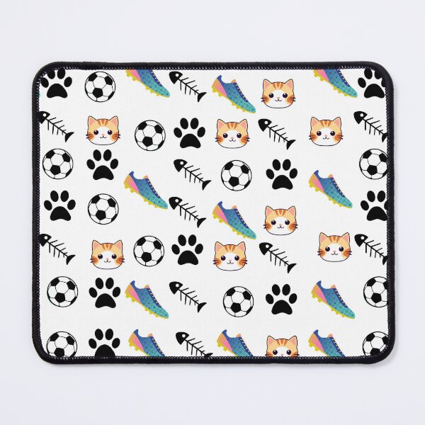 Item preview, Cute Football & Cat Design designed and sold by PawFitt.