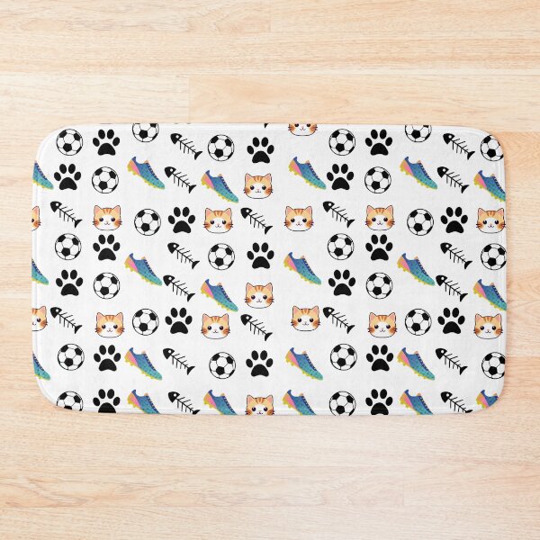 Item preview, Cute Football & Cat Design designed and sold by PawFitt.