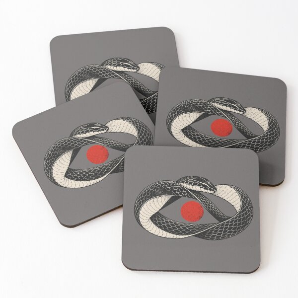 Item preview, Infinity Snake Eye – Minimalist Ouroboros Art designed and sold by Odinsshop.