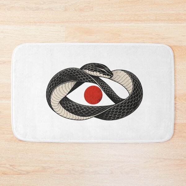 Item preview, Infinity Snake Eye – Minimalist Ouroboros Art designed and sold by Odinsshop.