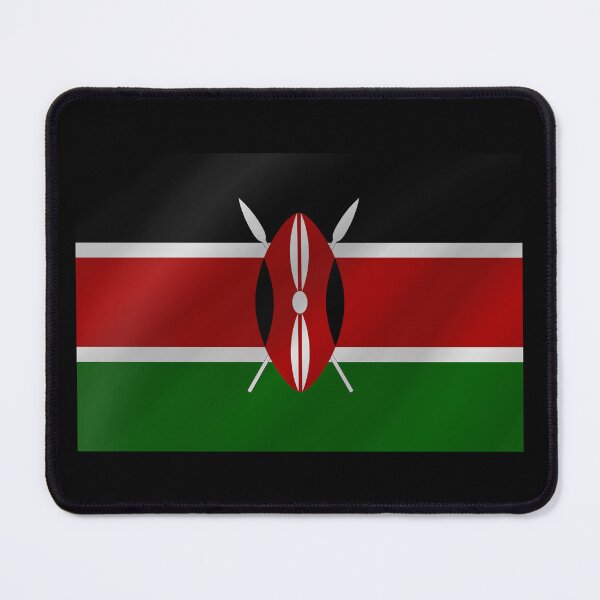 Item preview, Kenyan Flag Wave Kenya Pride Design designed and sold by YAZ.