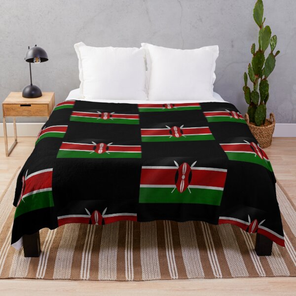 Item preview, Kenyan Flag Wave Kenya Pride Design designed and sold by yazdogs.