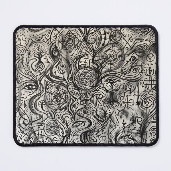 Item preview, Intricate Spirit Realm Line Art designed and sold by ArtlightStudio.