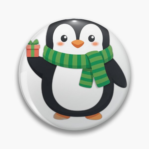 Item preview, Penguin Christmas Shirt – Cute Winter Penguin Santa Hat Gift Tee designed and sold by KERK Art and Design.