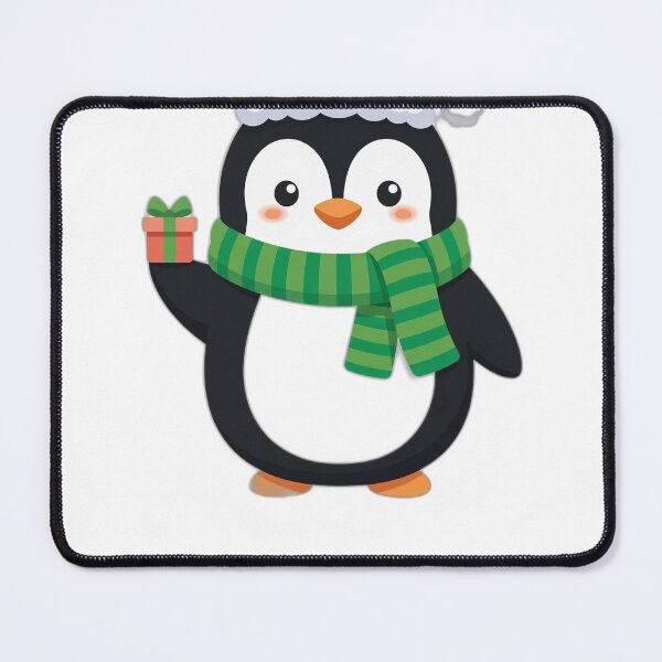 Item preview, Penguin Christmas Shirt – Cute Winter Penguin Santa Hat Gift Tee designed and sold by KERK Art and Design.