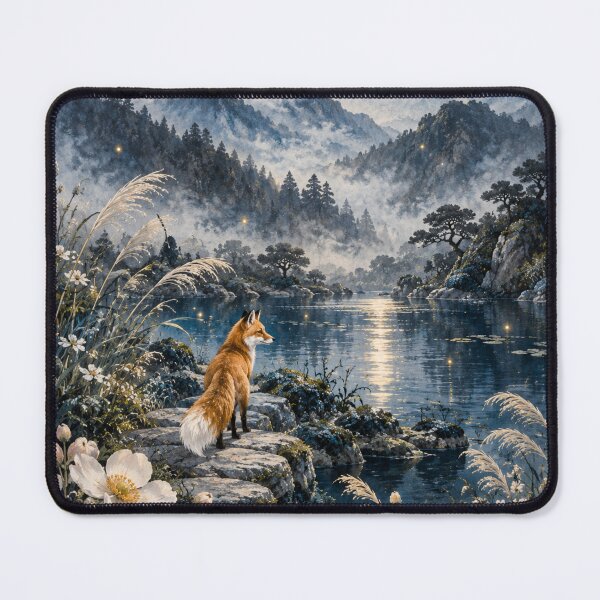 Item preview, Moonlit Fox Garden designed and sold by WeaveSphere.