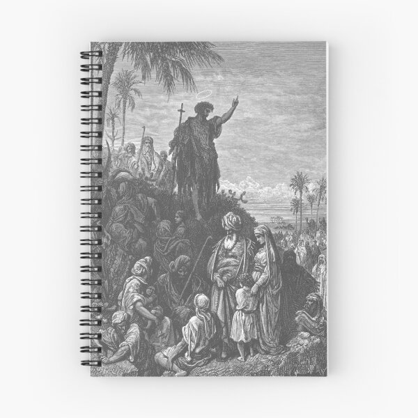 Item preview, John the Baptist preaching in the Wilderness (1866) - Gustave Doré designed and sold by SALON DES ARTS.
