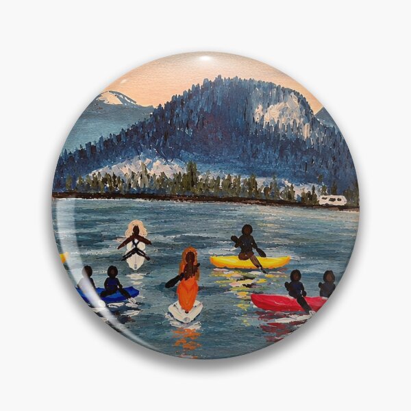 Item preview, Kayakers at Island View Beach  designed and sold by Soulfeast-Art.