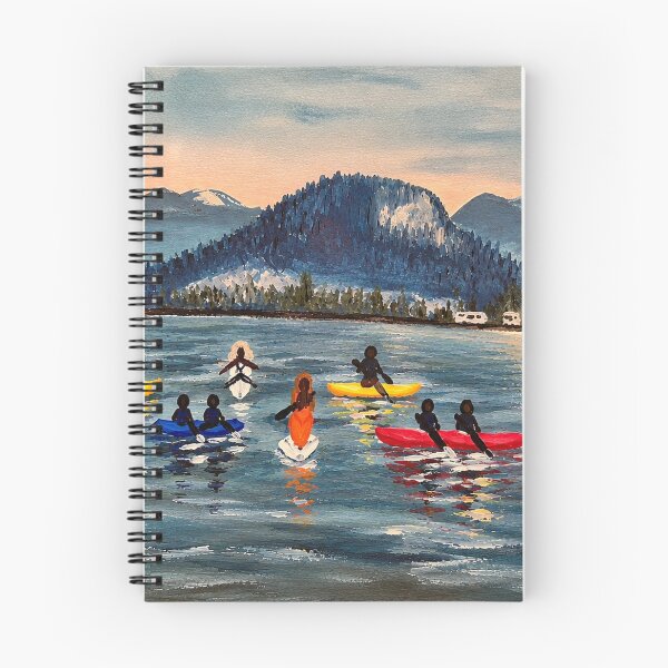 Item preview, Kayakers at Island View Beach  designed and sold by Soulfeast-Art.