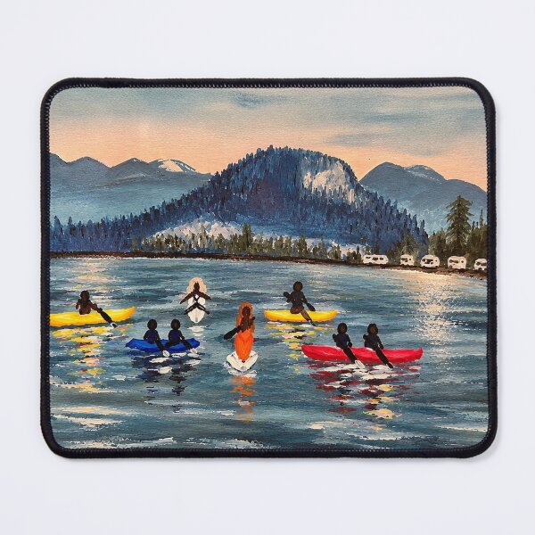 Item preview, Kayakers at Island View Beach  designed and sold by Soulfeast-Art.
