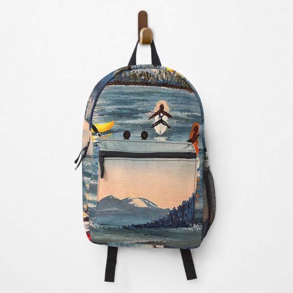 Item preview, Kayakers at Island View Beach designed and sold by Soulfeast-Art.