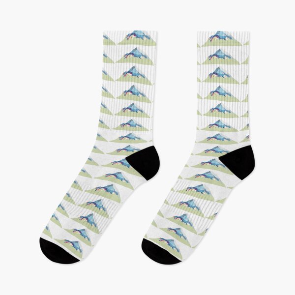Item preview, Sunrise Aoraki Mount Cook - Geometric Alpine Peak Art designed and sold by iampaulmorris.