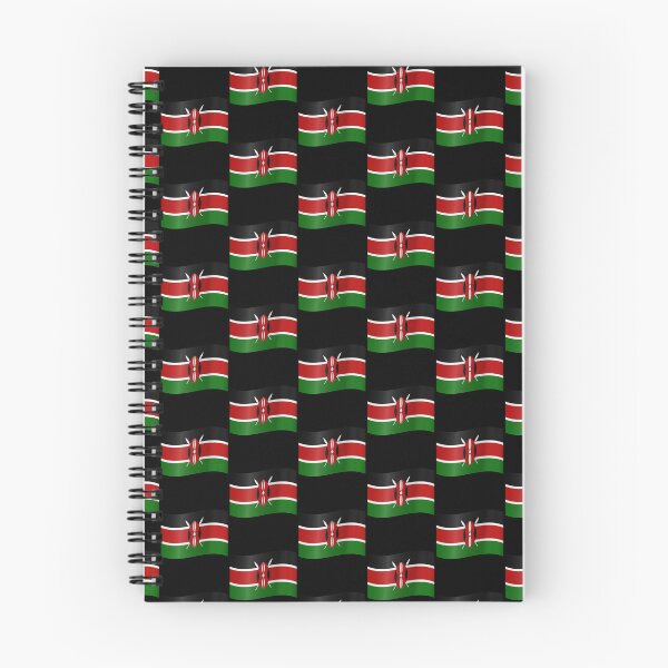 Item preview, Kenyan Waving Flag Kenya Pride Design designed and sold by yazdogs.