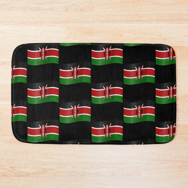 Item preview, Kenyan Waving Flag Kenya Pride Design designed and sold by YAZ.