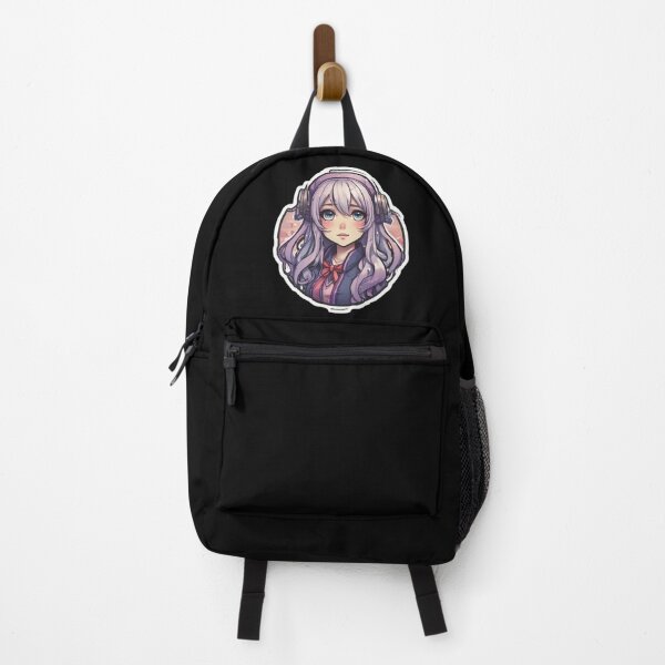 Item preview, Kawaii Music Girl | Purple Hair Anime Headphones designed and sold by bella-rosa87.