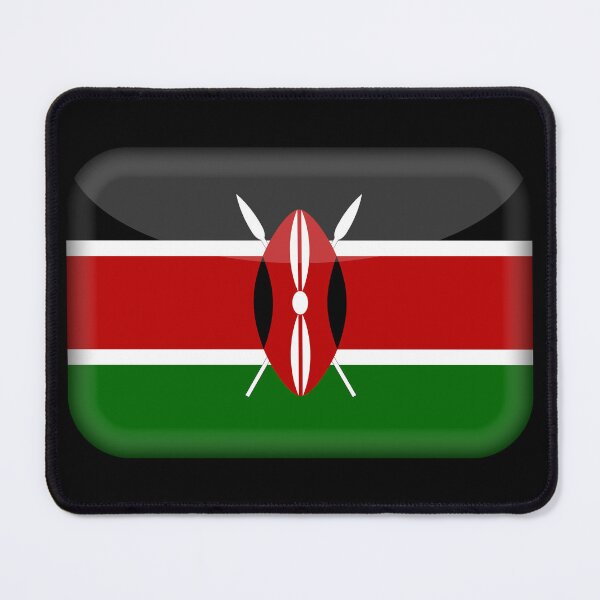 Item preview, Kenyan 3D Flag Kenya Pride Design designed and sold by yazdogs.