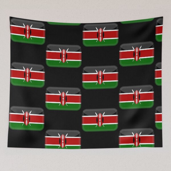 Item preview, Kenyan 3D Flag Kenya Pride Design designed and sold by yazdogs.