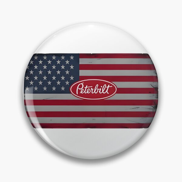 Item preview, Peterbilt Truck American Flag Emblem Overlay Design for Trucks and Accessories designed and sold by JeremyMcs.