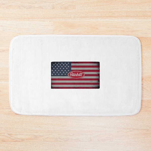 Artikelvorschau, Peterbilt Truck Amerikanisches Flaggenemblem Overlay-Design für LKWs und Zubehör entworfen und verkauft von JeremyMcs.