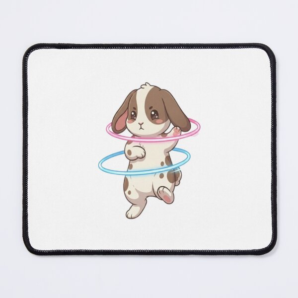 Item preview, Cute Bunny Spinning Hula Hoops designed and sold by Ella_Sketch.