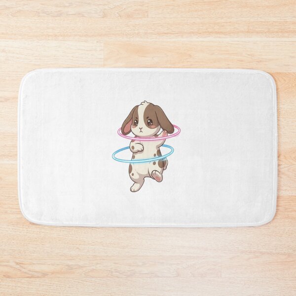 Item preview, Cute Bunny Spinning Hula Hoops designed and sold by Ella_Sketch.