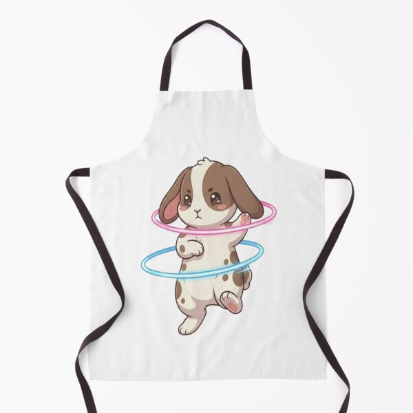 Item preview, Cute Bunny Spinning Hula Hoops designed and sold by Ella_Sketch.
