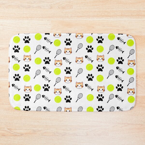 Item preview, Cute Tennis & Cat Design  designed and sold by PawFitt.