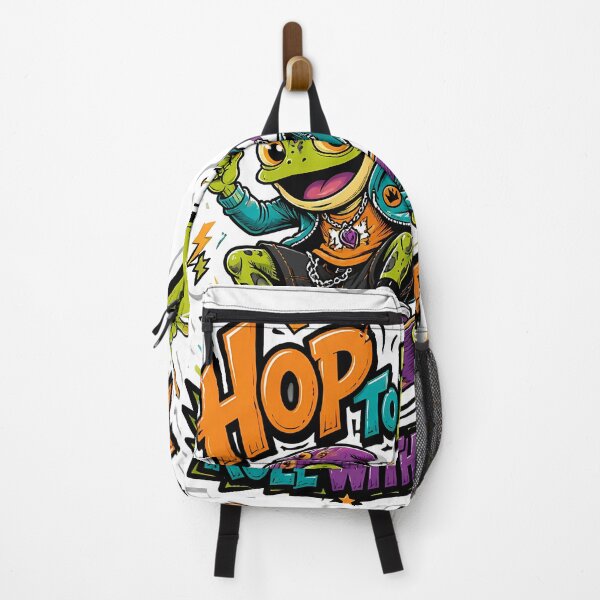 Item preview, Hop To It Skateboarding Frog Mascot Graphic designed and sold by InkDriveStudio.