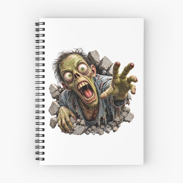 Item preview, Zombie Breaking Through Wall 3D Horror Monster Artwork designed and sold by Wilcox PhotoArt.