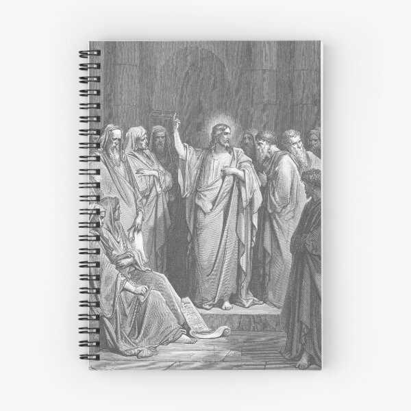 Item preview, Jesus preaching in the Synagogue (1866) - Gustave Doré designed and sold by SALON DES ARTS.