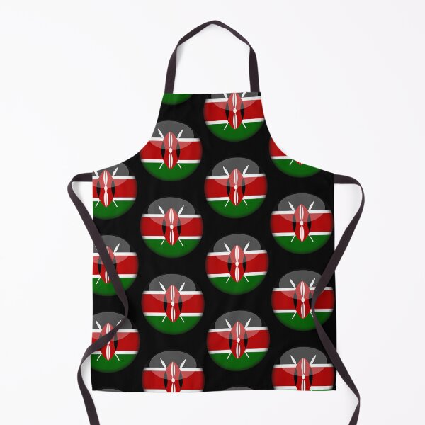 Item preview, Kenyan 3D Round Flag Kenya Pride Design designed and sold by YAZ.