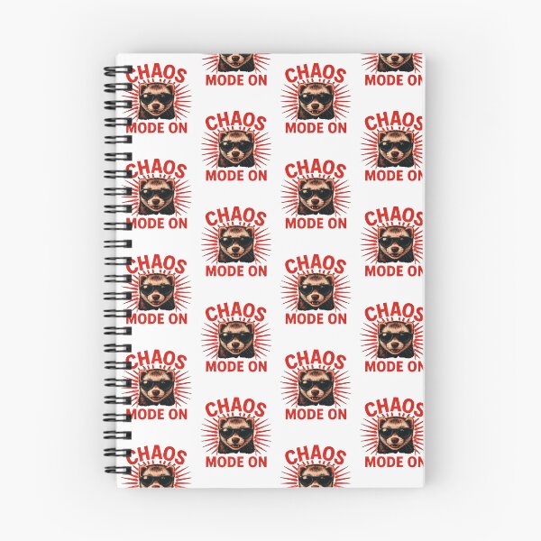 Item preview, Chaos Mode On Funny Ferret With Sunglasses Cool Animal designed and sold by PrintSpire Studios.