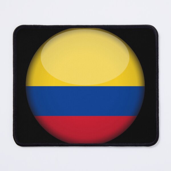Item preview, Colombian 3D Round Flag Colombia Pride Design designed and sold by yazdogs.