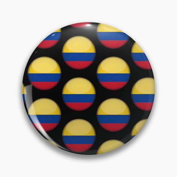 Item preview, Colombian 3D Round Flag Colombia Pride Design designed and sold by yazdogs.