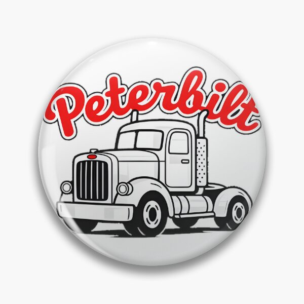 Item preview, Peterbilt Classic Iconic American Semi Truck Vintage Illustration Design designed and sold by JeremyMcs.