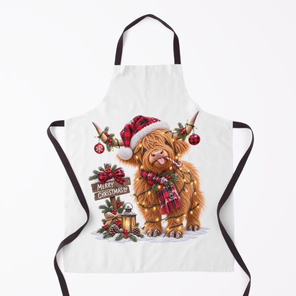 Item preview, Funny Christmas Highland Cow Holiday Lights designed and sold by HippyRikky.