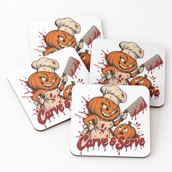 Item preview, Carve and Serve Pumpkin Horror designed and sold by CoolContent Factory.