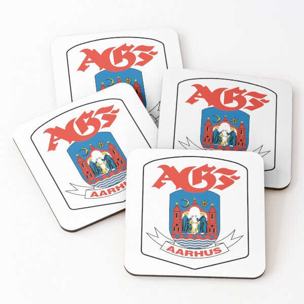 Item preview, AGF Aarhus Football Club Crest Logo Denmark designed and sold by uturie.