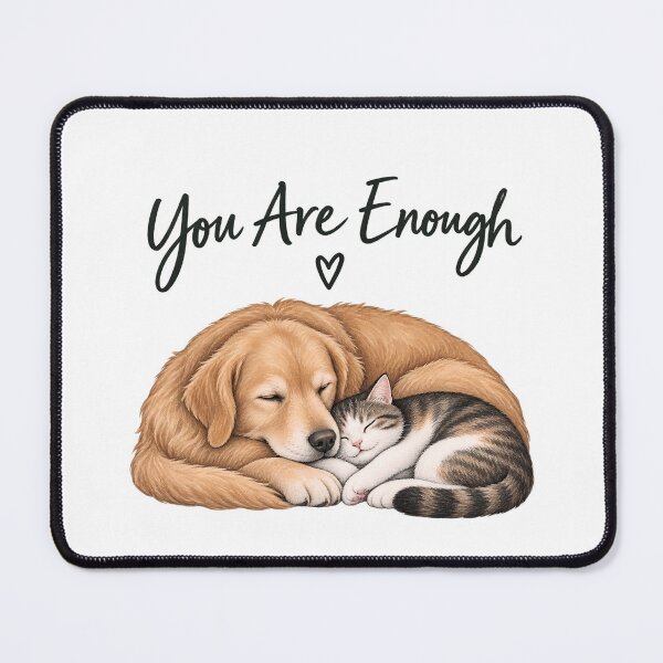 Item preview, You Are Enough Cozy Pet Affirmation designed and sold by GentleRecovery.