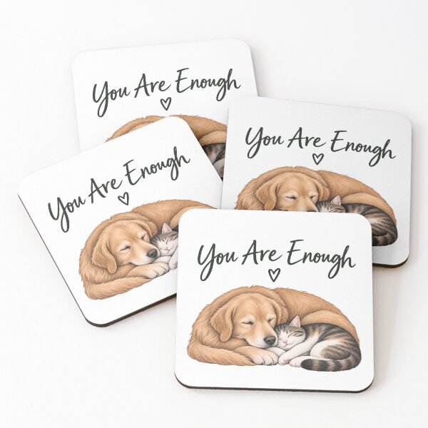 Item preview, You Are Enough Cozy Pet Affirmation designed and sold by GentleRecovery.