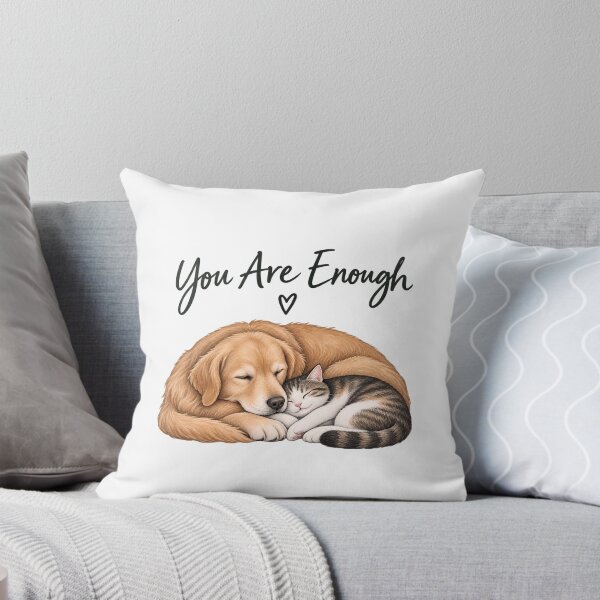 Item preview, You Are Enough Cozy Pet Affirmation designed and sold by GentleRecovery.