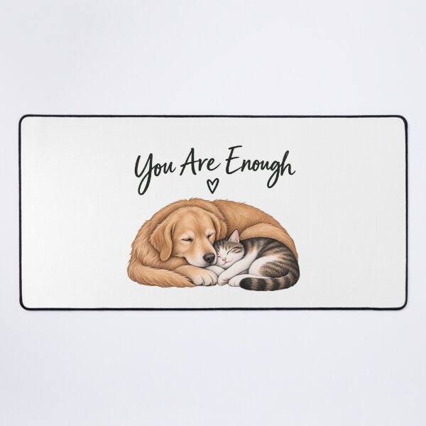 Item preview, You Are Enough Cozy Pet Affirmation designed and sold by GentleRecovery.