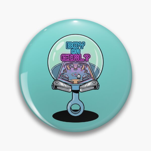 Item preview, Retro Pinball Gender Reveal designed and sold by Rare By Hero.
