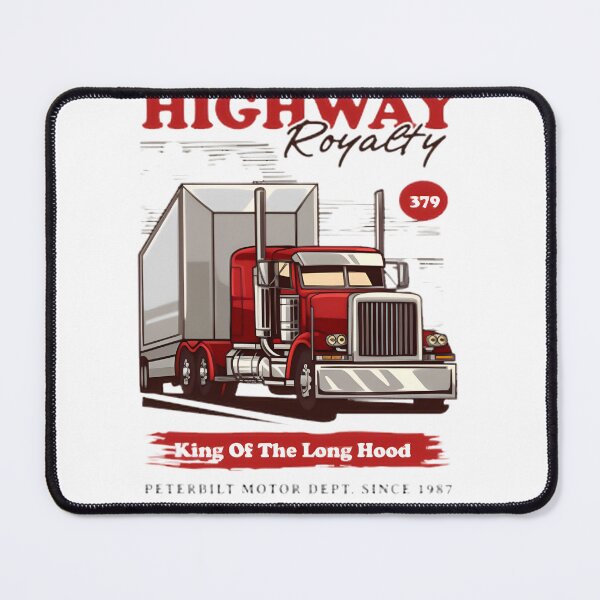 Item preview, Red Peterbilt Semi Truck with Box Trailer Hauler Design designed and sold by JeremyMcs.