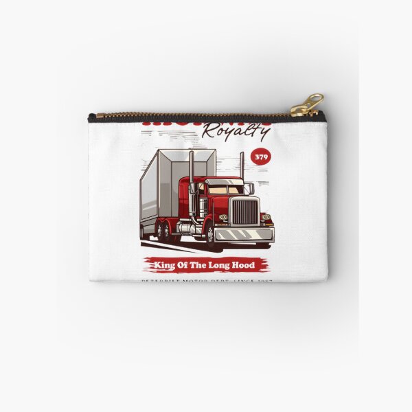 Item preview, Red Peterbilt Semi Truck with Box Trailer Hauler Design designed and sold by JeremyMcs.