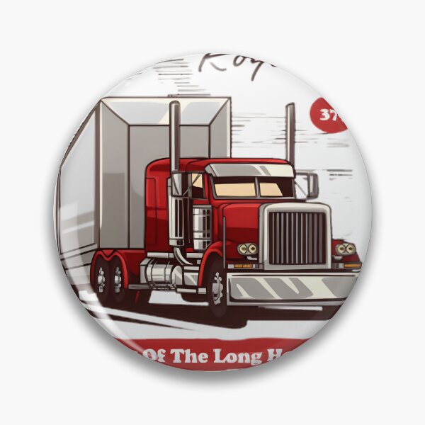 Item preview, Red Peterbilt Semi Truck with Box Trailer Hauler Design designed and sold by JeremyMcs.